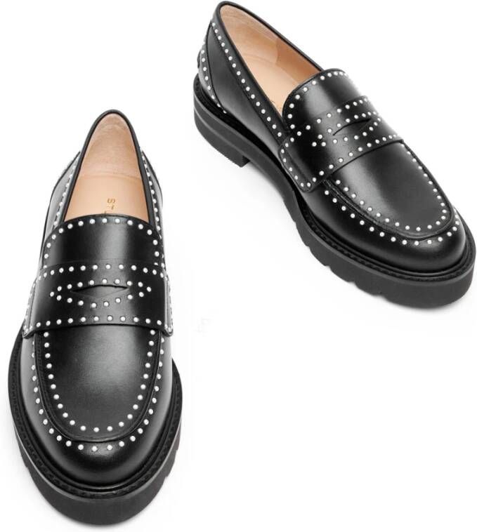 Stuart Weitzman Parel Loafer Moderne Stijl Black Dames