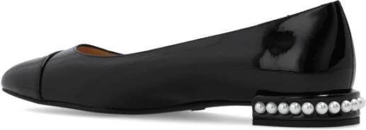 Stuart Weitzman Parelglanzende balletflats Black Dames