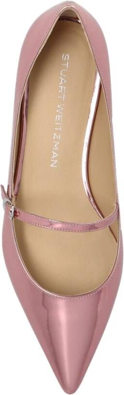 Stuart Weitzman Patent ballerina's Emilia Pink Dames