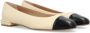 Stuart Weitzman Pearl Flat Ballerinas Zwart Beige Dames - Thumbnail 2