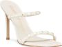 Stuart Weitzman Pearlita Sandaal met 100mm Hak Beige Dames - Thumbnail 2