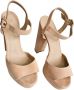 Stuart Weitzman Plateausandalen met 9 5 cm hak Orange Dames - Thumbnail 4