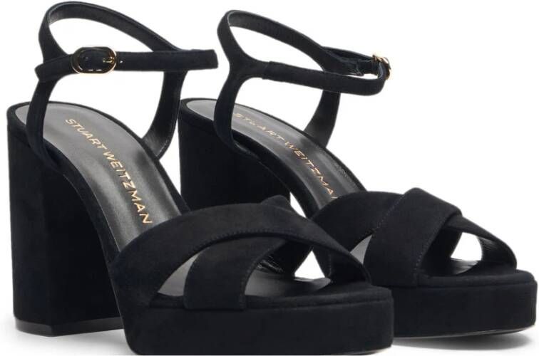 Stuart Weitzman Platform Sandaal voor elke gelegenheid Black Dames