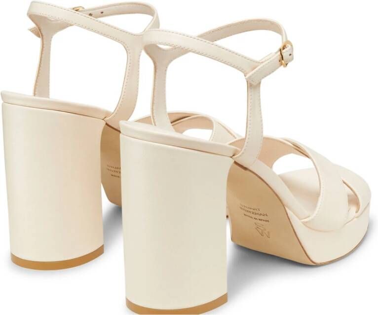 Stuart Weitzman Platform Sandaal voor elke gelegenheid White Dames