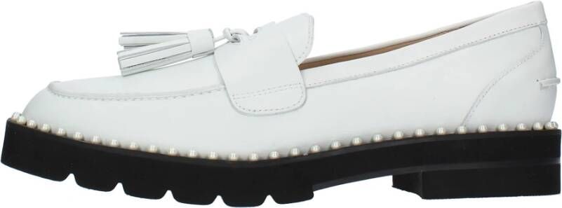 Stuart Weitzman Platte schoenen Wit White Dames