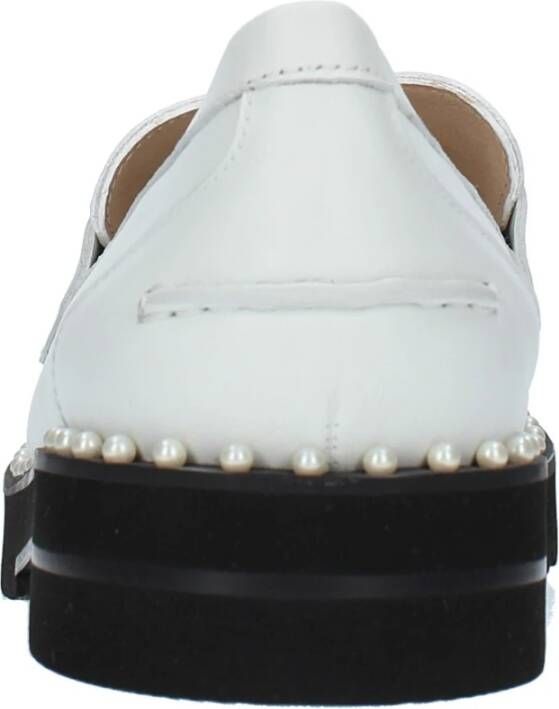 Stuart Weitzman Platte schoenen Wit White Dames