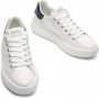 Stuart Weitzman Platte Vetersneaker met SW Logo White Dames - Thumbnail 4