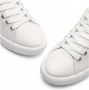 Stuart Weitzman Platte Vetersneaker met SW Logo White Dames - Thumbnail 6