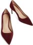 Stuart Weitzman Luxe suède pump met puntige neus Black Dames - Thumbnail 8