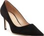 Stuart Weitzman Luxe suède pump met puntige neus Black Dames - Thumbnail 2