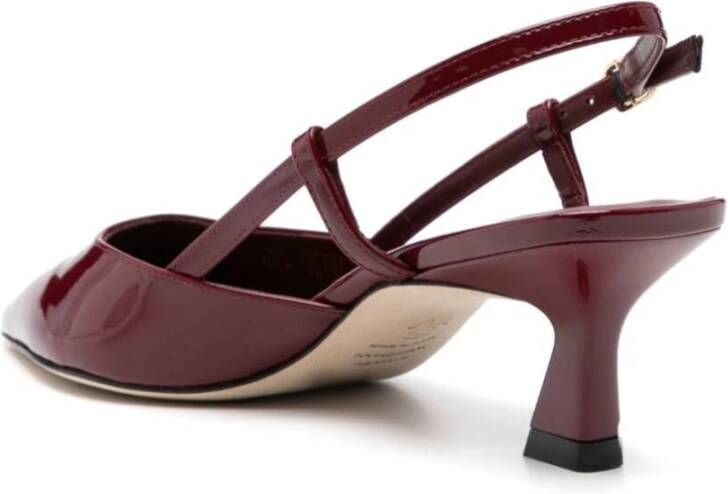 Stuart Weitzman Rosewood Slingback Sandalen Red Dames