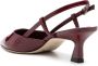 Stuart Weitzman Rosewood Slingback Sandalen Red Dames - Thumbnail 3