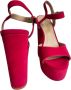 Stuart Weitzman Ryder Plateau Sandalen Pink Dames - Thumbnail 6