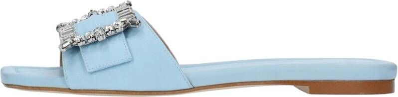 Stuart Weitzman Sandalen Clear Blue Dames