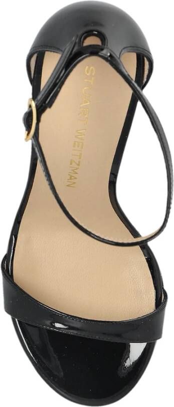 Stuart Weitzman Sandalen met hak Nudist II Black Dames