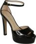 Stuart Weitzman Zwarte Patentleren Hoge Hak Sandalen Black Dames - Thumbnail 3