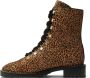 Stuart Weitzman Upgrade je combat boot game met moderne hardware-accenten Brown Dames - Thumbnail 2