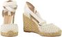 Stuart Weitzman Sneakers van leer en vezels met rubberen zool White Dames - Thumbnail 2