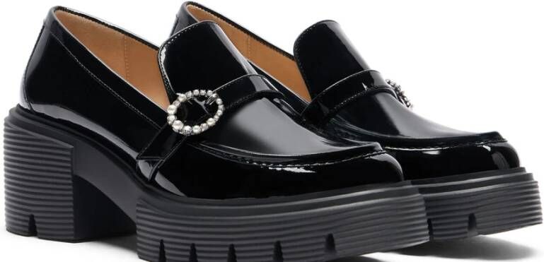 Stuart Weitzman Soho Leighton Loafer Black Dames