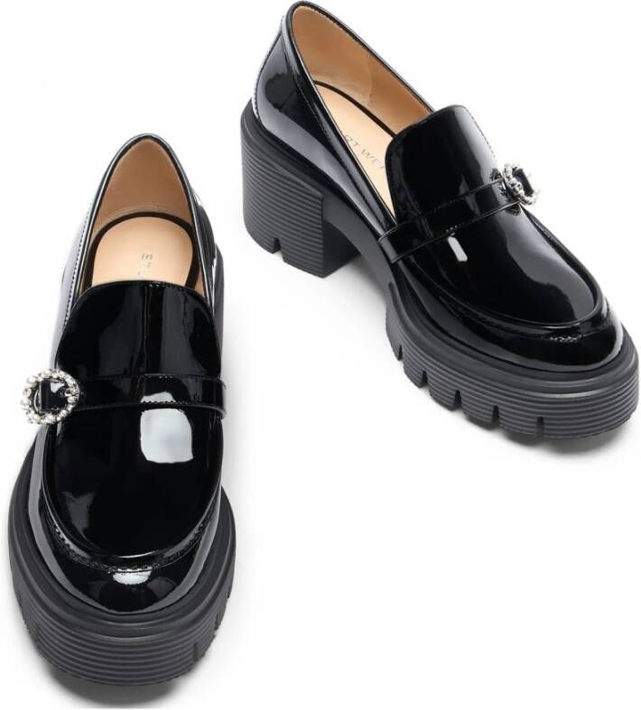 Stuart Weitzman Soho Leighton Loafer Black Dames