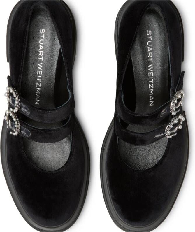 Stuart Weitzman Soho Leighton Mary Jane Black Dames