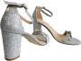 Stuart Weitzman Sprankelende Bow Sandalen Gray Dames - Thumbnail 5