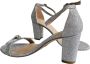 Stuart Weitzman Sprankelende Bow Sandalen Gray Dames - Thumbnail 6