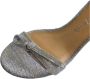 Stuart Weitzman Sprankelende Bow Sandalen Gray Dames - Thumbnail 7