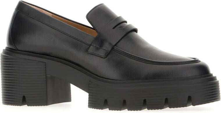 Stuart Weitzman Stijlvolle Loafers voor Vrouwen Black Dames