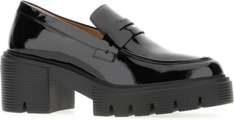 Stuart Weitzman Stijlvolle Loafers voor Vrouwen Black Dames