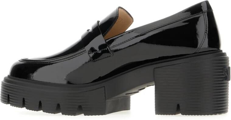 Stuart Weitzman Stijlvolle Loafers voor Vrouwen Black Dames