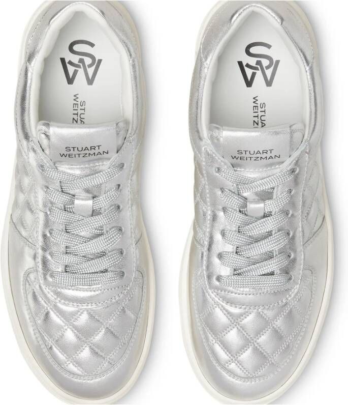 Stuart Weitzman Stijlvolle Tennissneaker Gray Dames