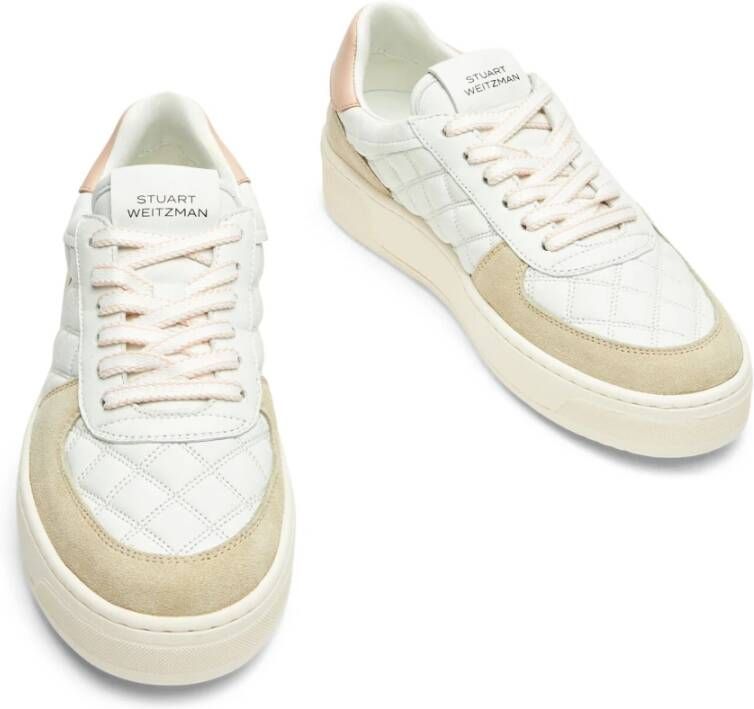 Stuart Weitzman Stijlvolle Tennissneaker White Dames