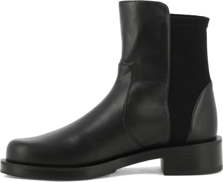 Stuart Weitzman Stoere Enkellaarzen Black Dames