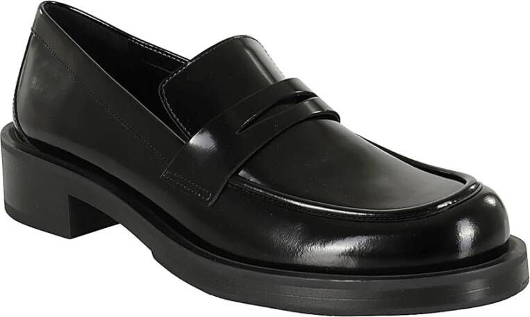 Stuart Weitzman Stoere Loafer Schoenen Black Dames