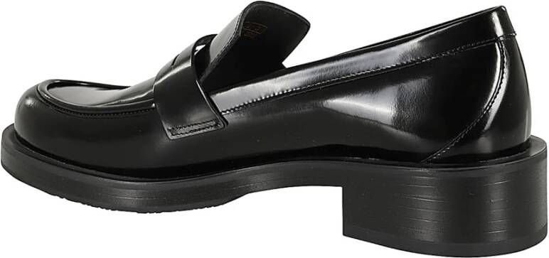 Stuart Weitzman Stoere Loafer Schoenen Black Dames