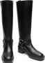 Stuart Weitzman Stoere Moto-geïnspireerde Kniehoge Laars Black Dames - Thumbnail 10