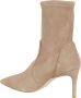 Stuart Weitzman Stretch Bootie Beige Dames - Thumbnail 3