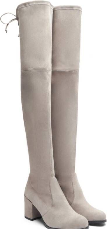 Stuart Weitzman Stretch Over-de-Knie Laars Gray Dames