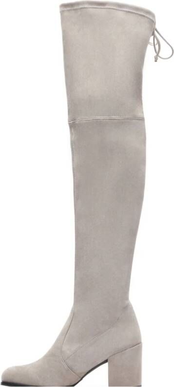 Stuart Weitzman Stretch Over-de-Knie Laars Gray Dames