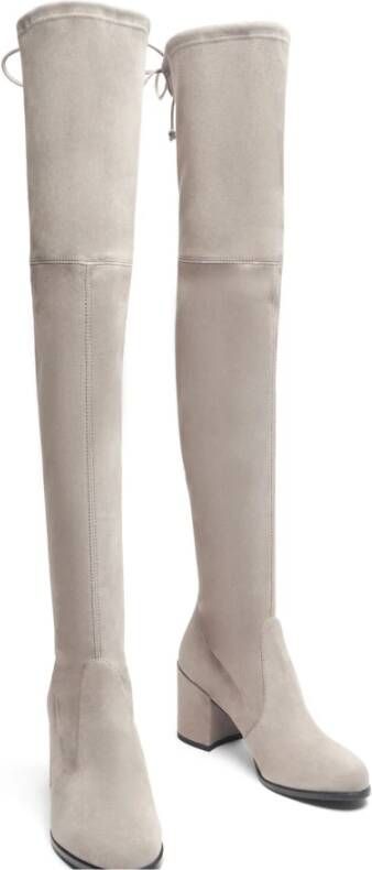 Stuart Weitzman Stretch Over-de-Knie Laars Gray Dames