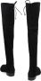 Stuart Weitzman Stretch Suède Overknee Laarzen Black Dames - Thumbnail 3