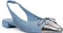 Stuart Weitzman Strik Slingback Platte Blue Dames - Thumbnail 2