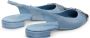 Stuart Weitzman Strik Slingback Platte Blue Dames - Thumbnail 3