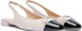 Stuart Weitzman Strik Slingback Platte White Dames - Thumbnail 2