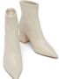 Stuart Weitzman Perfecte Pasvorm Stretch Blokhak Bootie Beige Dames - Thumbnail 4