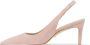 Stuart Weitzman Stijlvolle Suede Slingback Pump Beige Dames - Thumbnail 4