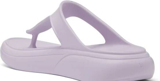 Stuart Weitzman Stuflex T-Strap Slid Purple Dames