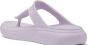 Stuart Weitzman Stuflex T-Strap Slid Purple Dames - Thumbnail 4