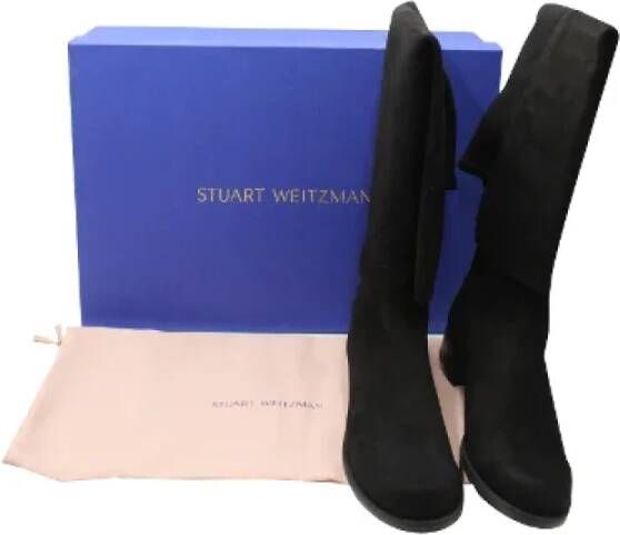 Stuart Weitzman Suede boots Black Dames